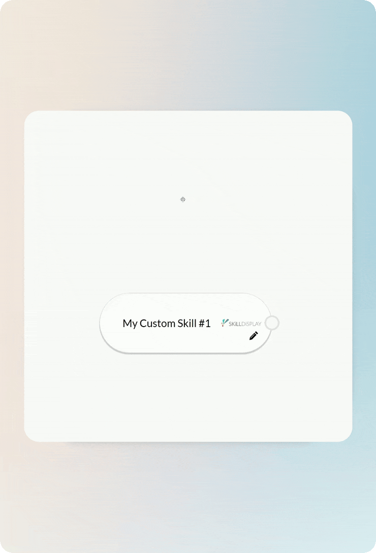 Animation showing the creation of a news skill with the visual skill editor